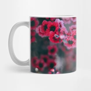 Bright Pink Tropical Flowers Mug